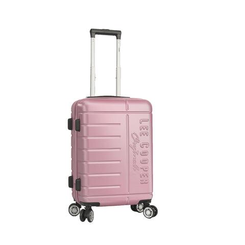 Valise de voyage au Maroc, Valise ABS Lee Cooper – Bagage de voyage robuste avec coque rigide en ABS, 4 roulettes multidirectionnelles, serrure à code, poche intérieure, sangles de maintien et doublure intérieure. Disponible en tailles 55 cm, 66 cm et 76 cm. Idéale pour voyages au Maroc et à l’international.