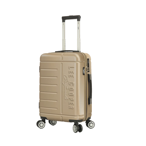 Valise de voyage au Maroc, Valise ABS Lee Cooper – Bagage de voyage robuste avec coque rigide en ABS, 4 roulettes multidirectionnelles, serrure à code, poche intérieure, sangles de maintien et doublure intérieure. Disponible en tailles 55 cm, 66 cm et 76 cm. Idéale pour voyages au Maroc et à l’international.