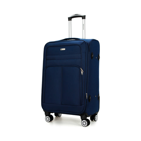 Valise de voyage Maroc Polyester Worldline 619, ensemble de 3 valises cabine et soute avec serrure TSA et roulettes 360°. Idéal pour voyager tout vos voyages