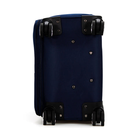 Valise de voyage Maroc Polyester Worldline 619, ensemble de 3 valises cabine et soute avec serrure TSA et roulettes 360°. Idéal pour voyager tout vos voyages