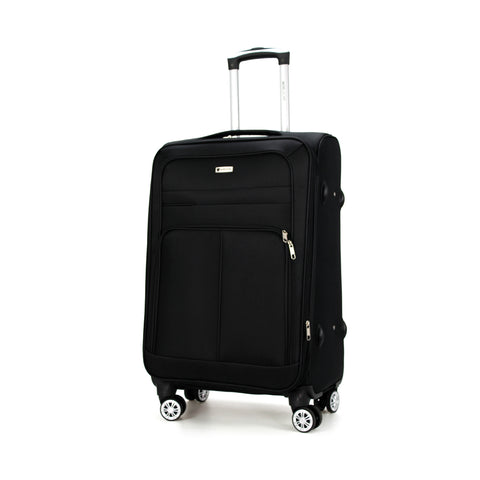 Valise de voyage Maroc Polyester Worldline 619, ensemble de 3 valises cabine et soute avec serrure TSA et roulettes 360°. Idéal pour voyager tout vos voyages