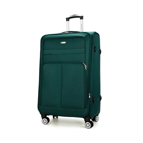 Valise de voyage Maroc Polyester Worldline 619, ensemble de 3 valises cabine et soute avec serrure TSA et roulettes 360°. Idéal pour voyager tout vos voyages