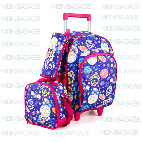 PACK KIDYBAG TROLLEY + TROUSSE + SAC GOUTER