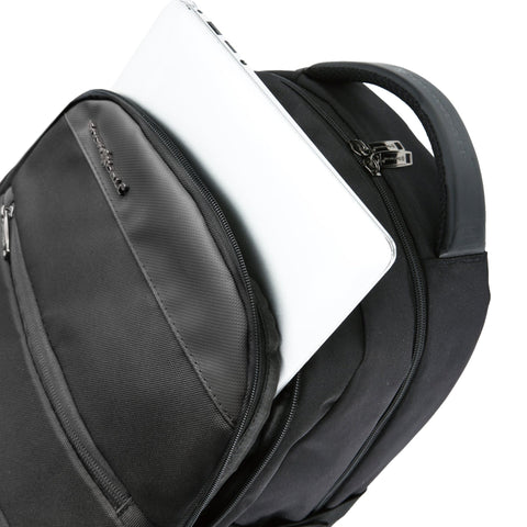 "Cartable ordinateur Snowball noir – sac à dos robuste avec compartiment pour PC 16 pouces, idéal pour école ou travail au Maroc"