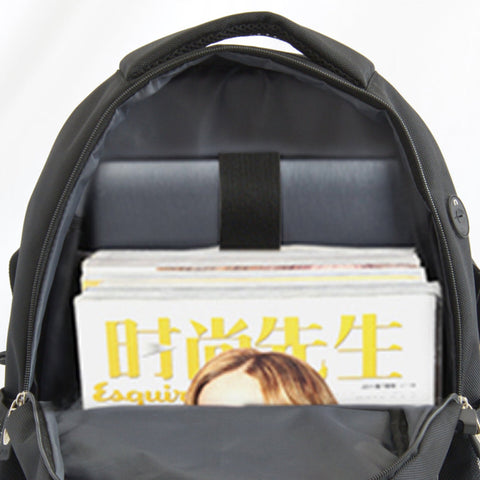 Sac à dos business Madisson en polyester 1680D – Sac professionnel avec compartiment pour ordinateur 17 pouces, compatible dossiers A4, grande poche frontale, poches latérales extensibles, dos et bretelles rembourrés. Idéal pour le travail, les études et les voyages d’affaires au Maroc.