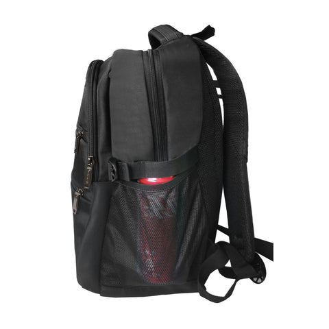 "Cartable ordinateur Snowball noir – sac à dos robuste avec compartiment pour PC 16 pouces, idéal pour école ou travail au Maroc"